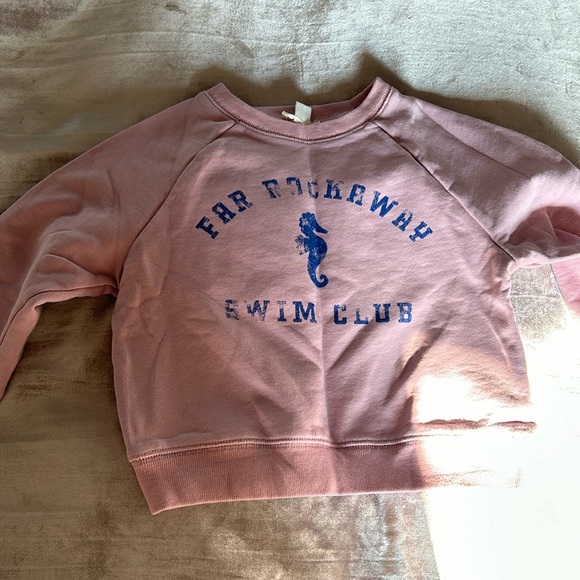 Crewcuts Other - Crewcuts Girls Vintage Pink Sweatshirt Size XS